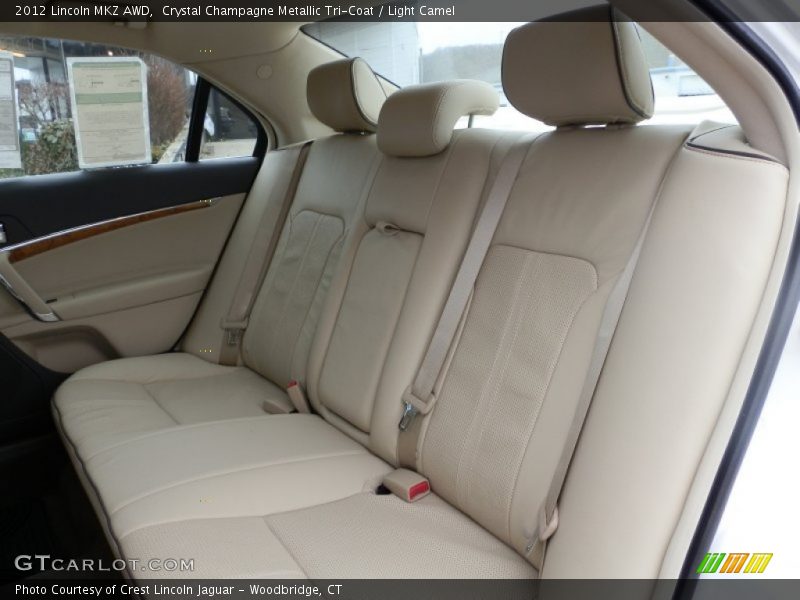 Crystal Champagne Metallic Tri-Coat / Light Camel 2012 Lincoln MKZ AWD
