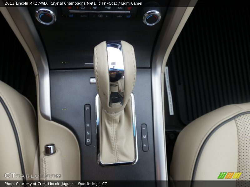 Crystal Champagne Metallic Tri-Coat / Light Camel 2012 Lincoln MKZ AWD