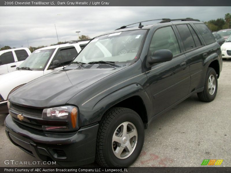 Dark Gray Metallic / Light Gray 2006 Chevrolet TrailBlazer LS
