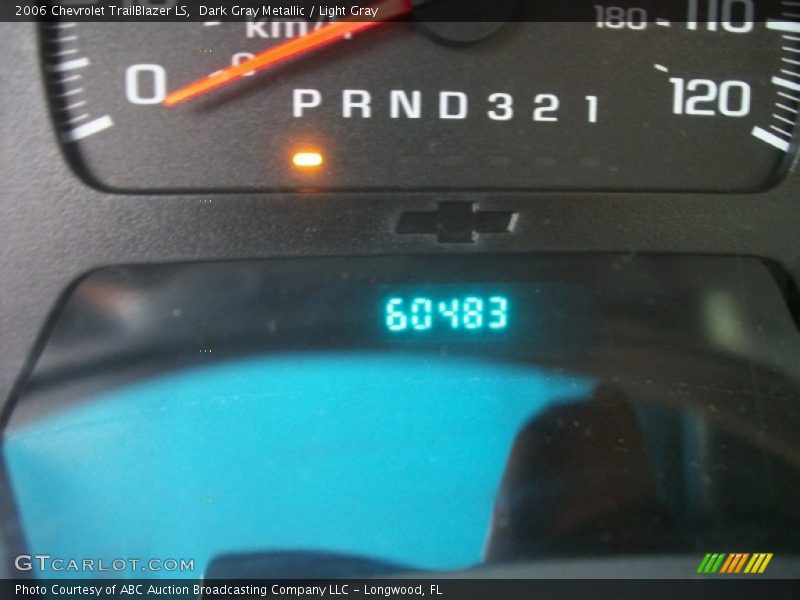 Dark Gray Metallic / Light Gray 2006 Chevrolet TrailBlazer LS