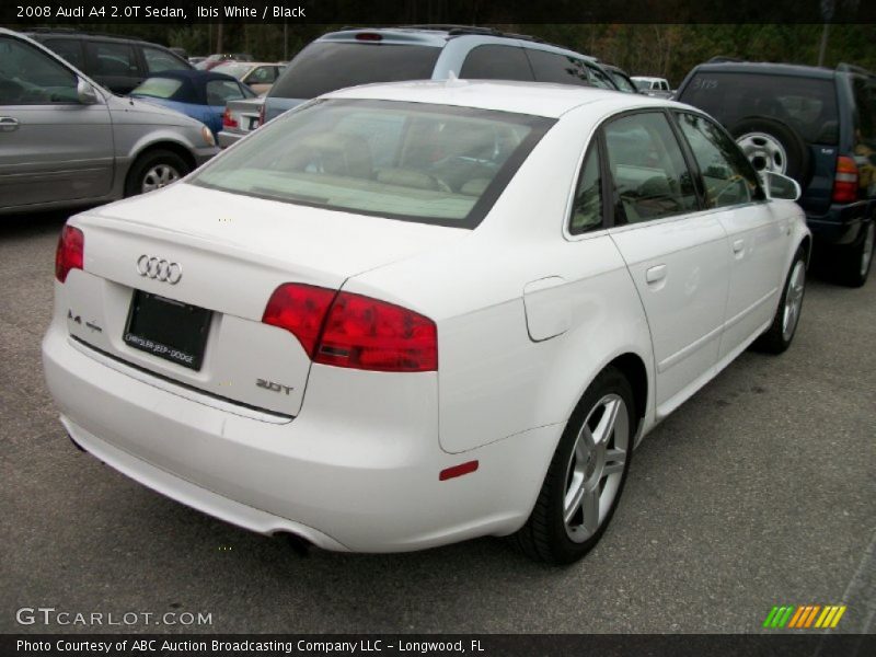 Ibis White / Black 2008 Audi A4 2.0T Sedan