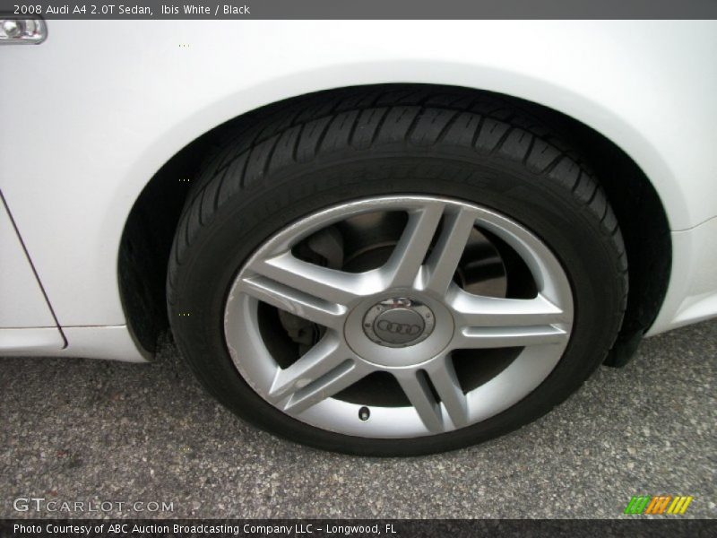 Ibis White / Black 2008 Audi A4 2.0T Sedan