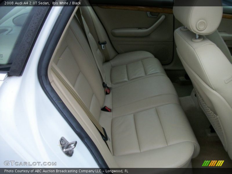 Ibis White / Black 2008 Audi A4 2.0T Sedan