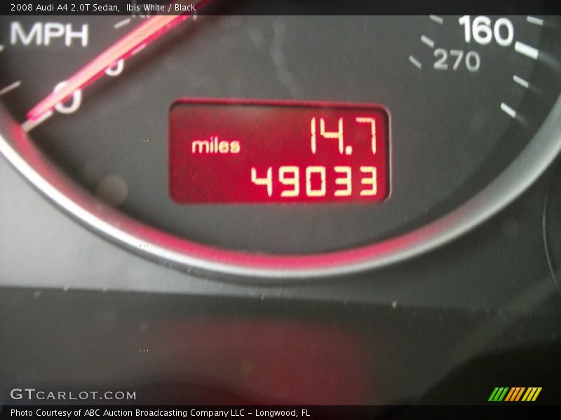 Ibis White / Black 2008 Audi A4 2.0T Sedan