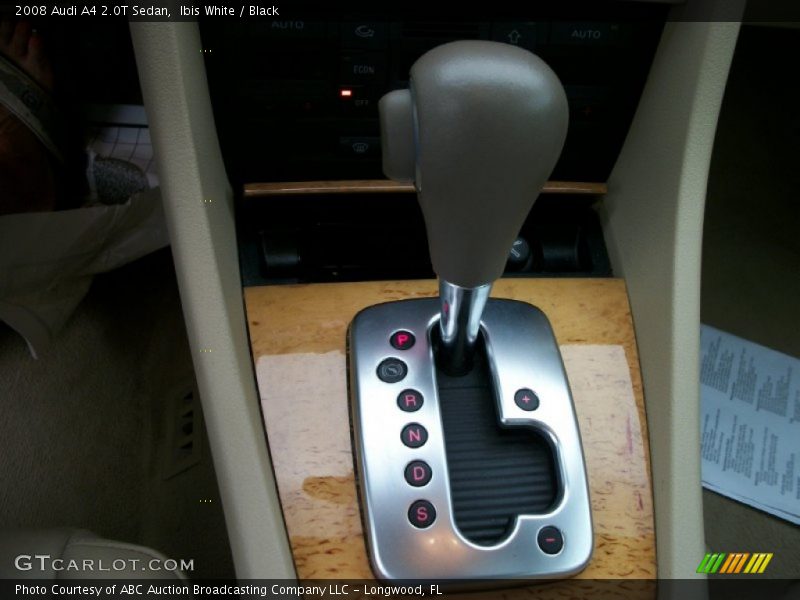 Ibis White / Black 2008 Audi A4 2.0T Sedan