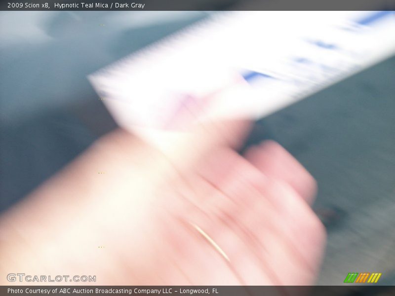 Hypnotic Teal Mica / Dark Gray 2009 Scion xB