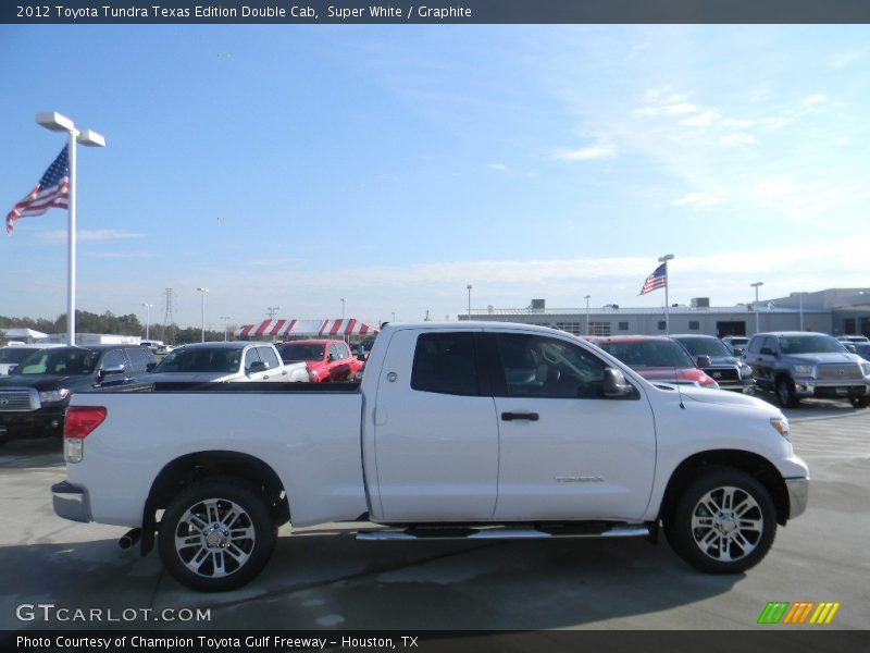 Super White / Graphite 2012 Toyota Tundra Texas Edition Double Cab