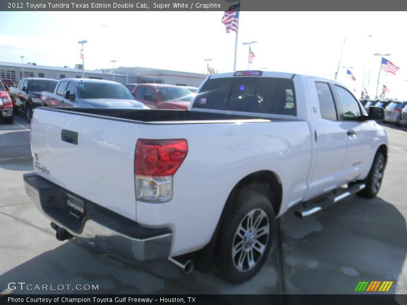 Super White / Graphite 2012 Toyota Tundra Texas Edition Double Cab