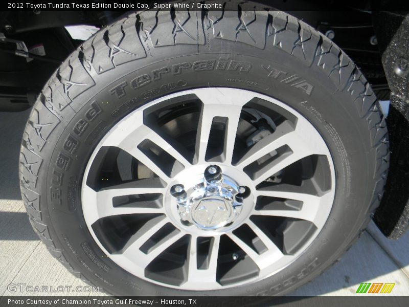 Super White / Graphite 2012 Toyota Tundra Texas Edition Double Cab