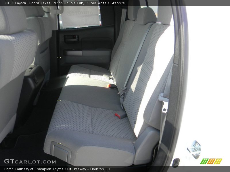 Super White / Graphite 2012 Toyota Tundra Texas Edition Double Cab