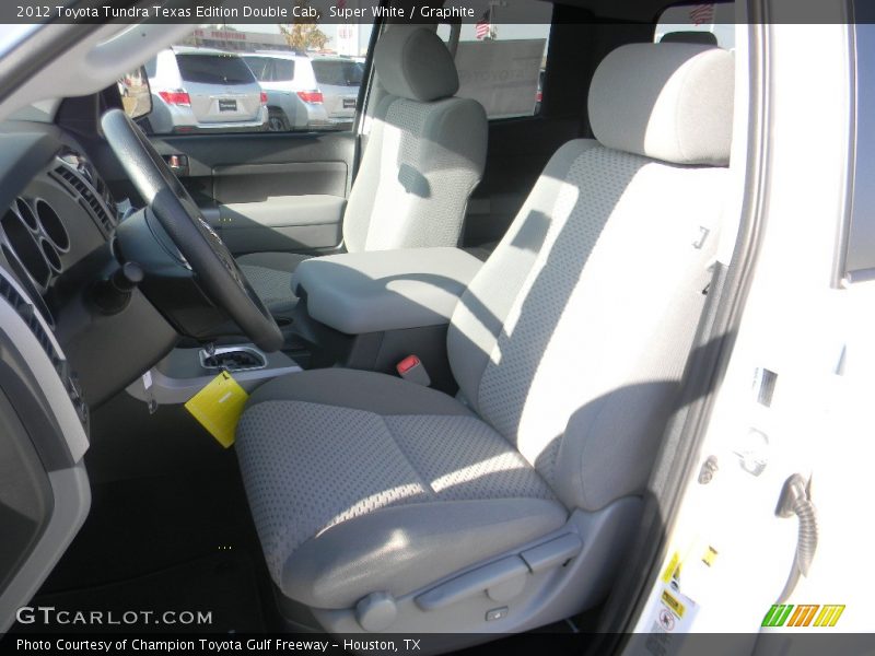 Super White / Graphite 2012 Toyota Tundra Texas Edition Double Cab