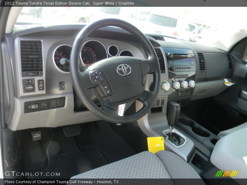 Super White / Graphite 2012 Toyota Tundra Texas Edition Double Cab
