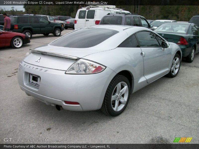 Liquid Silver Metallic / Medium Gray 2008 Mitsubishi Eclipse GS Coupe
