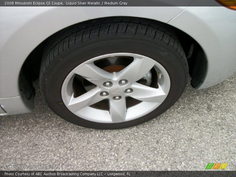 Liquid Silver Metallic / Medium Gray 2008 Mitsubishi Eclipse GS Coupe