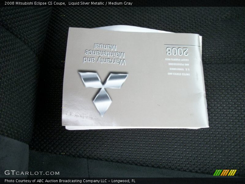 Liquid Silver Metallic / Medium Gray 2008 Mitsubishi Eclipse GS Coupe