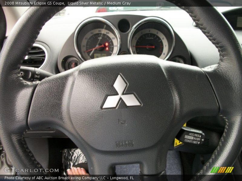 Liquid Silver Metallic / Medium Gray 2008 Mitsubishi Eclipse GS Coupe