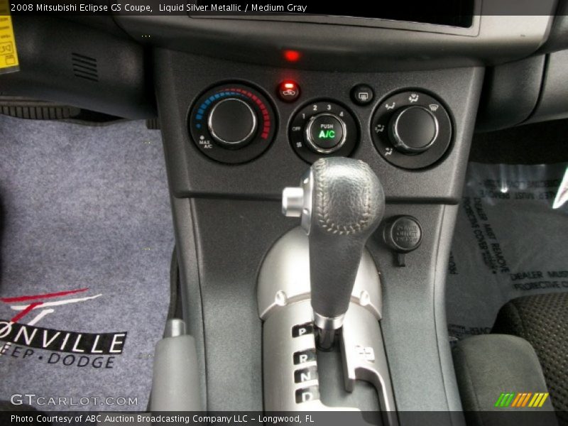 Liquid Silver Metallic / Medium Gray 2008 Mitsubishi Eclipse GS Coupe