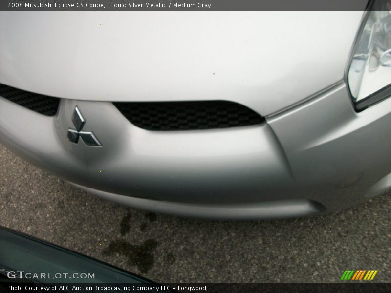 Liquid Silver Metallic / Medium Gray 2008 Mitsubishi Eclipse GS Coupe