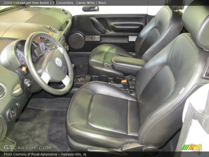 Candy White / Black 2009 Volkswagen New Beetle 2.5 Convertible