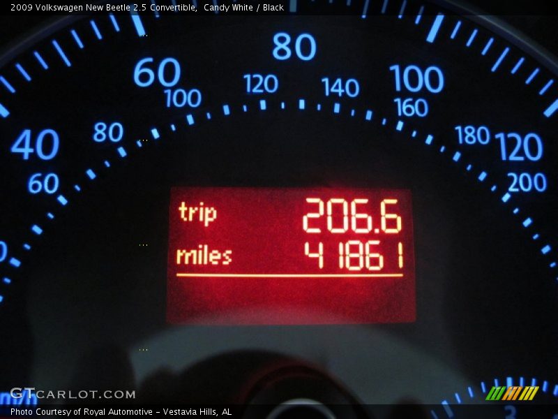 Candy White / Black 2009 Volkswagen New Beetle 2.5 Convertible