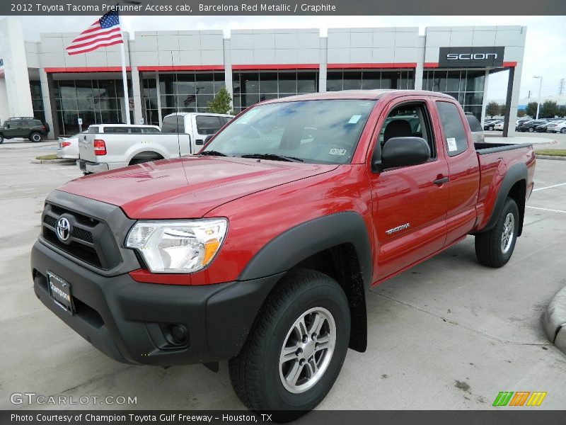 Barcelona Red Metallic / Graphite 2012 Toyota Tacoma Prerunner Access cab