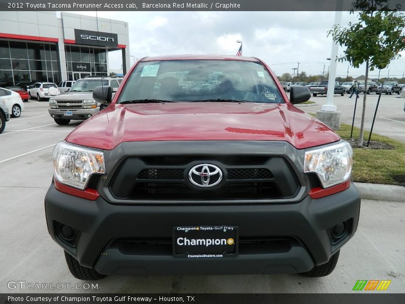 Barcelona Red Metallic / Graphite 2012 Toyota Tacoma Prerunner Access cab