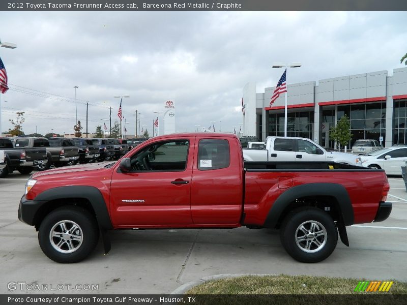  2012 Tacoma Prerunner Access cab Barcelona Red Metallic
