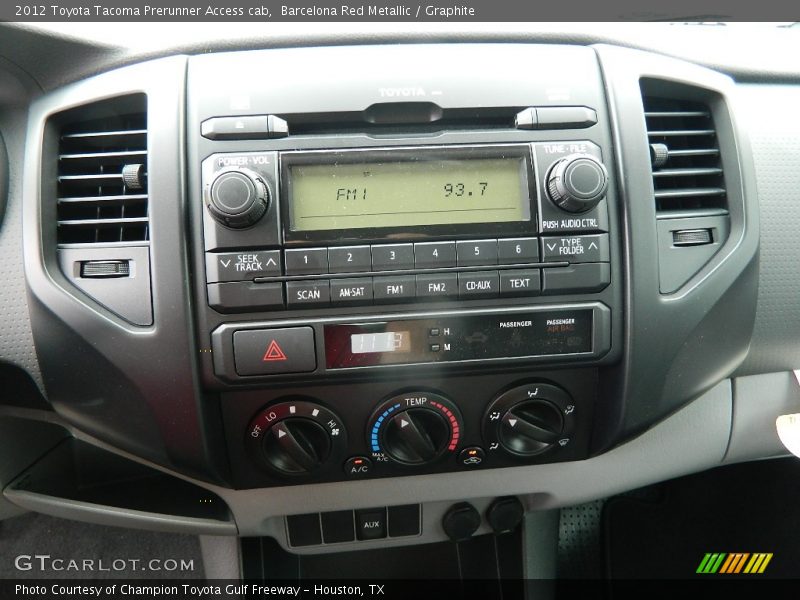 Barcelona Red Metallic / Graphite 2012 Toyota Tacoma Prerunner Access cab