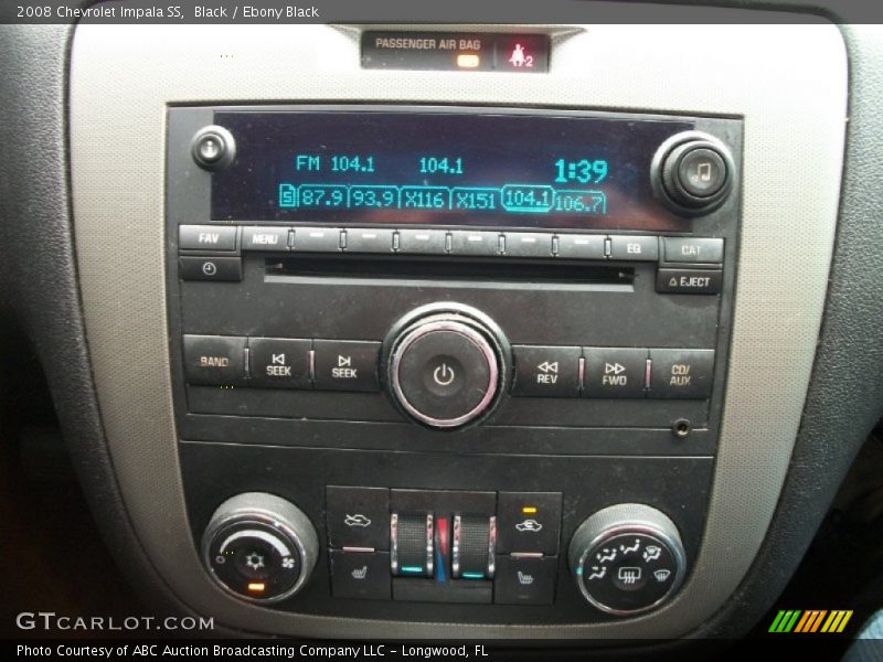 Black / Ebony Black 2008 Chevrolet Impala SS