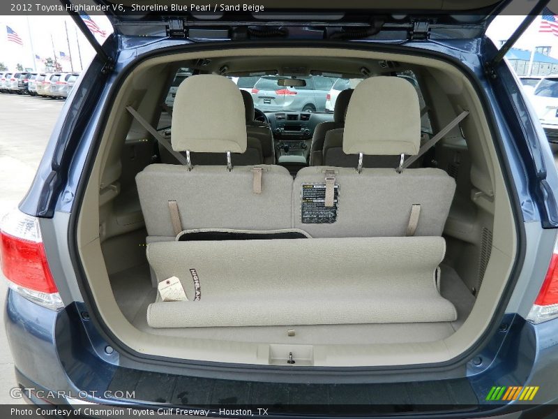 Shoreline Blue Pearl / Sand Beige 2012 Toyota Highlander V6