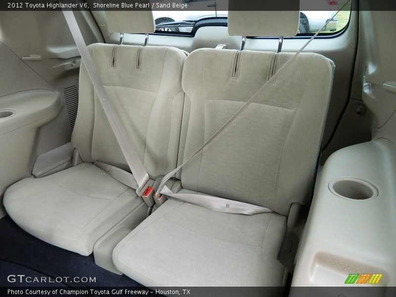 Shoreline Blue Pearl / Sand Beige 2012 Toyota Highlander V6