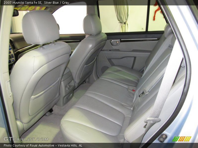 Silver Blue / Gray 2007 Hyundai Santa Fe SE
