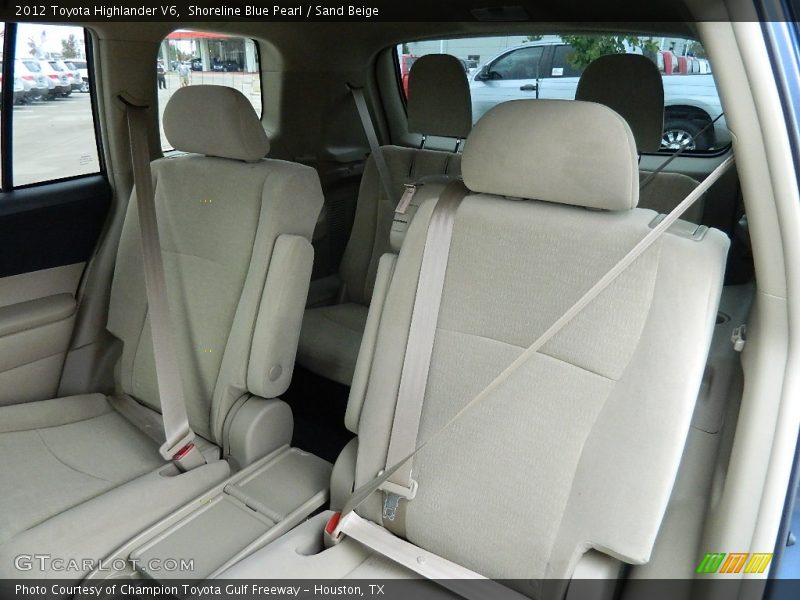 Shoreline Blue Pearl / Sand Beige 2012 Toyota Highlander V6
