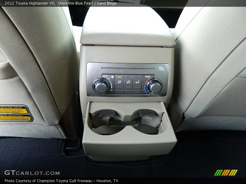 Shoreline Blue Pearl / Sand Beige 2012 Toyota Highlander V6