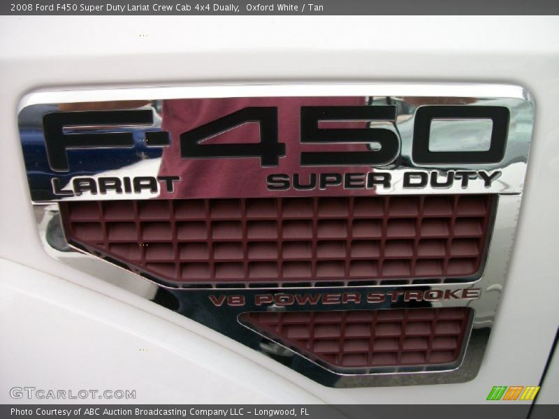  2008 F450 Super Duty Lariat Crew Cab 4x4 Dually Logo