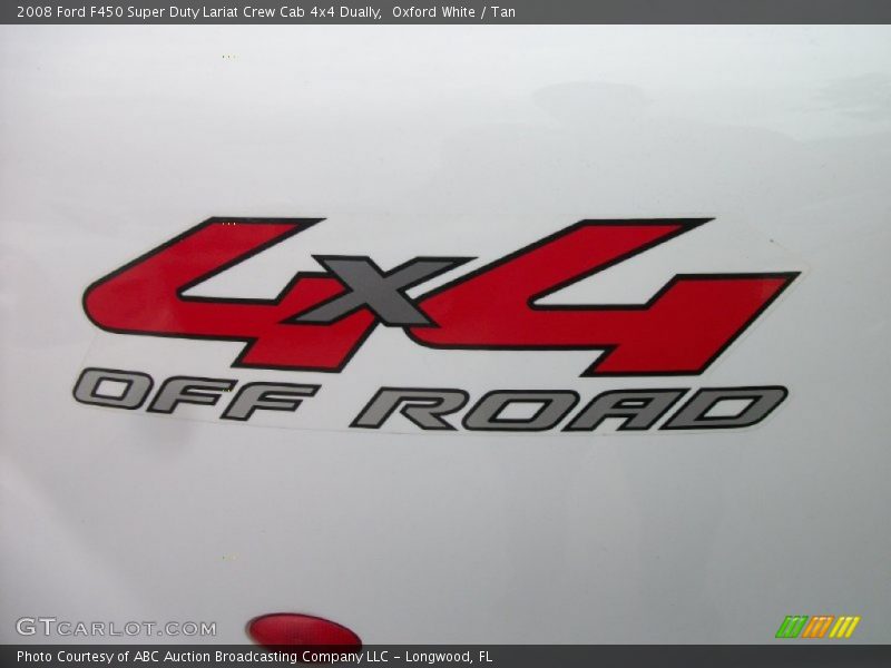  2008 F450 Super Duty Lariat Crew Cab 4x4 Dually Logo