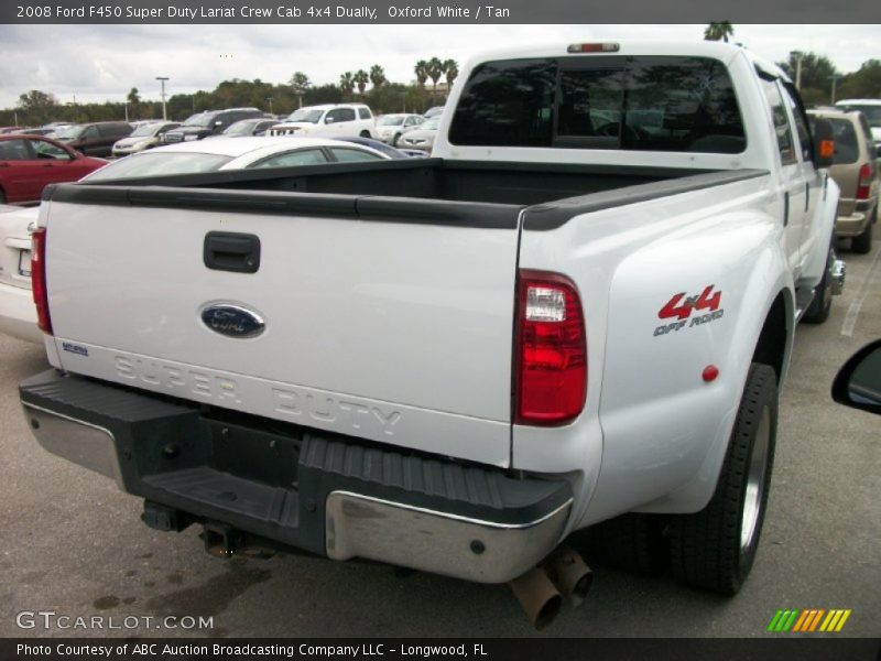  2008 F450 Super Duty Lariat Crew Cab 4x4 Dually Oxford White