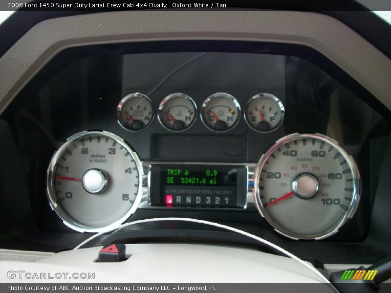  2008 F450 Super Duty Lariat Crew Cab 4x4 Dually Lariat Crew Cab 4x4 Dually Gauges