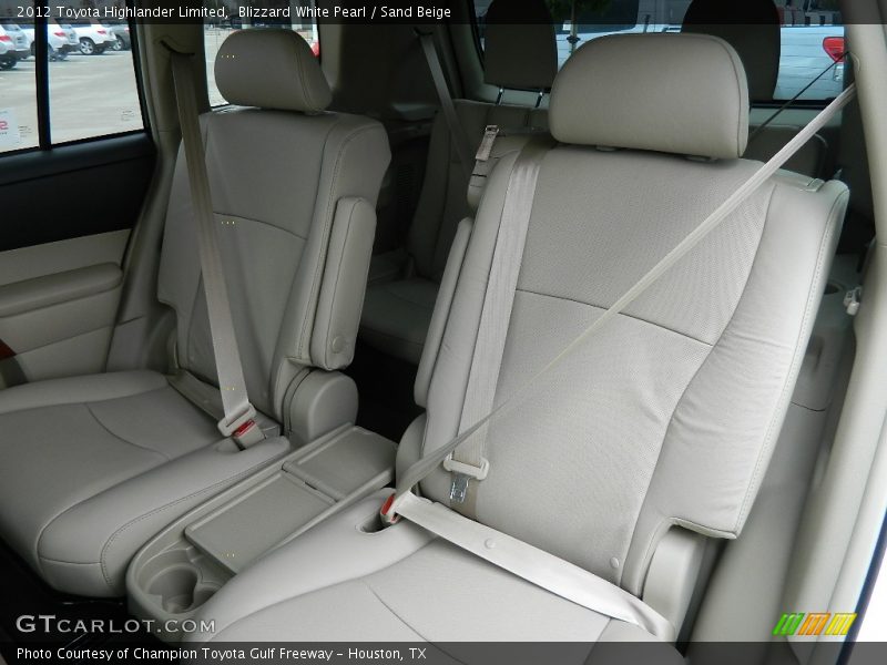 Blizzard White Pearl / Sand Beige 2012 Toyota Highlander Limited