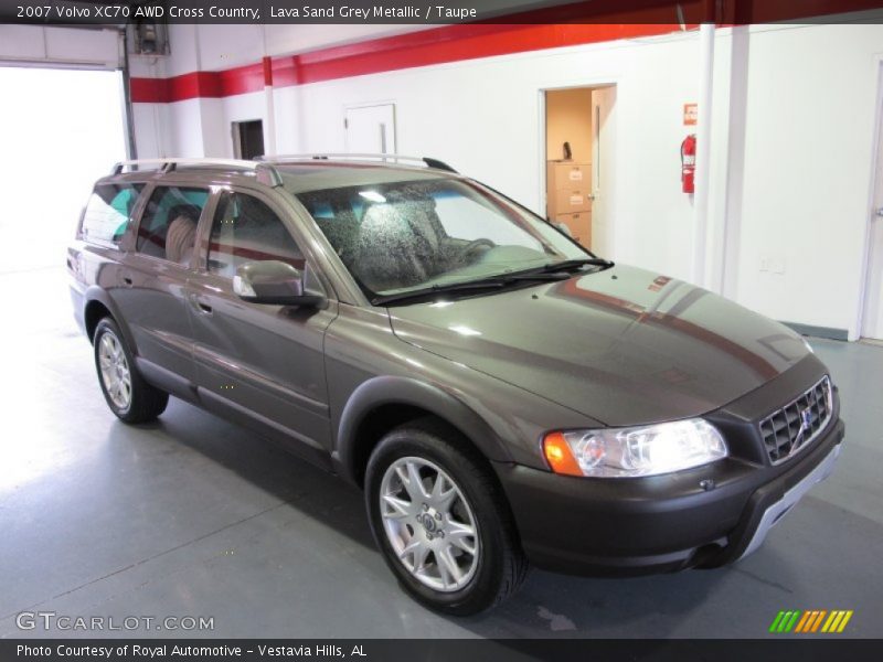 Lava Sand Grey Metallic / Taupe 2007 Volvo XC70 AWD Cross Country