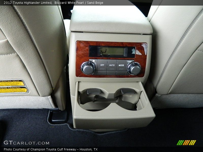 Blizzard White Pearl / Sand Beige 2012 Toyota Highlander Limited