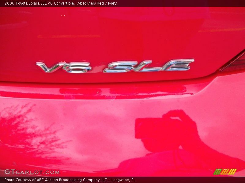 Absolutely Red / Ivory 2006 Toyota Solara SLE V6 Convertible