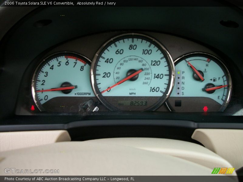 Absolutely Red / Ivory 2006 Toyota Solara SLE V6 Convertible
