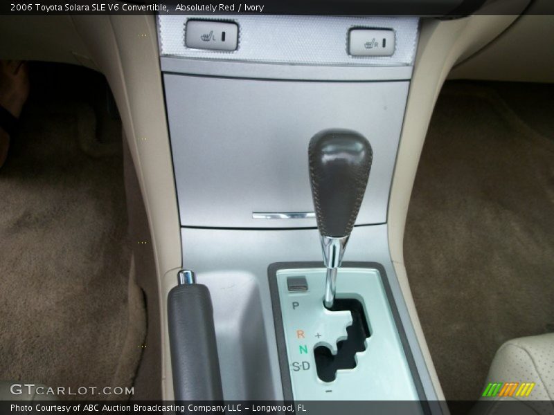 Absolutely Red / Ivory 2006 Toyota Solara SLE V6 Convertible