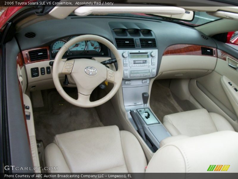  2006 Solara SLE V6 Convertible Ivory Interior