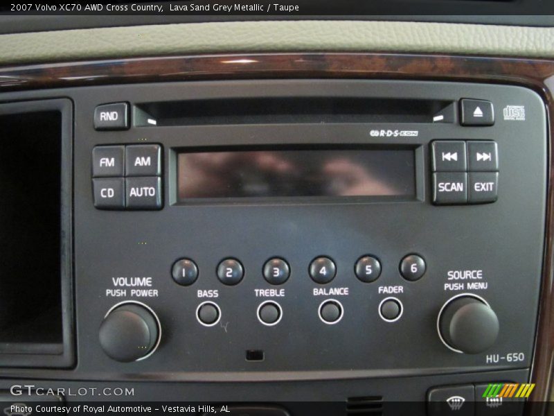 Lava Sand Grey Metallic / Taupe 2007 Volvo XC70 AWD Cross Country