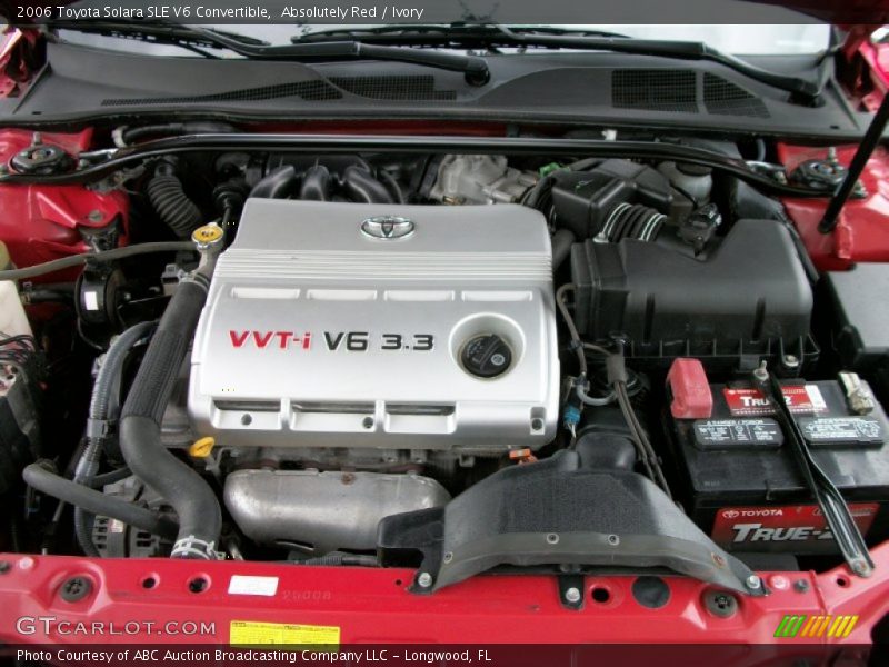  2006 Solara SLE V6 Convertible Engine - 3.3 Liter DOHC 24-Valve VVT-i V6