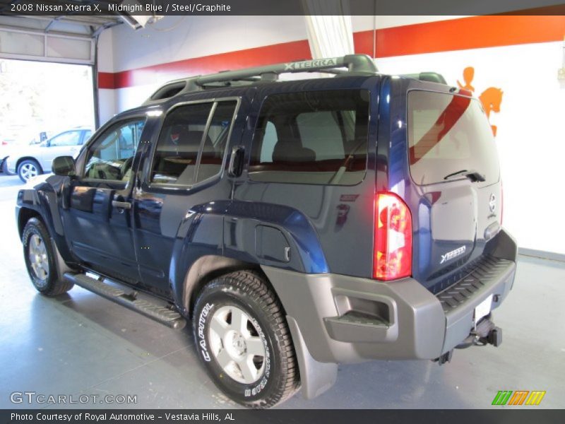 Midnight Blue / Steel/Graphite 2008 Nissan Xterra X