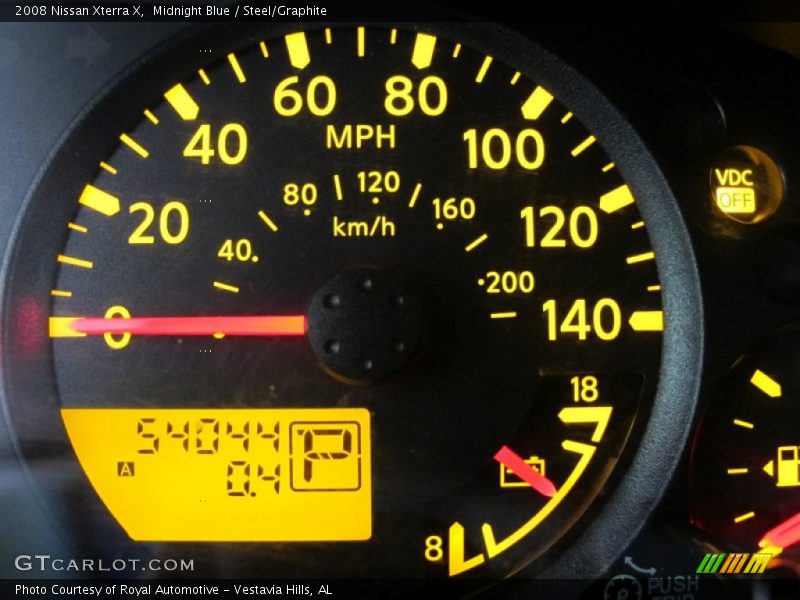 Midnight Blue / Steel/Graphite 2008 Nissan Xterra X