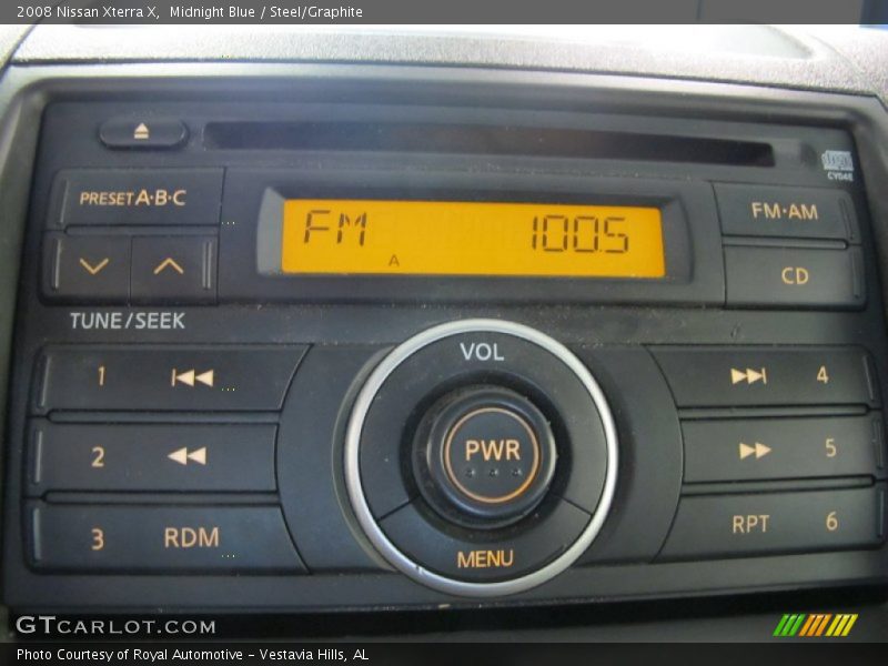 Midnight Blue / Steel/Graphite 2008 Nissan Xterra X